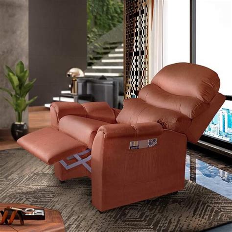 Poltrona De Descanso Reclin Vel Suede Cobre Montez Shop Jm Leroy Merlin