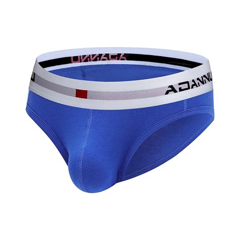 3 Packs Mens Underwear Panties Draw Frame Cotton Low Waist Solid Color