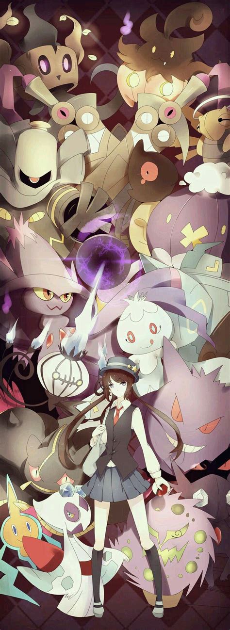 Pokémon Tipo Fantasma Pokemon Ghost Type Pokemon Anime