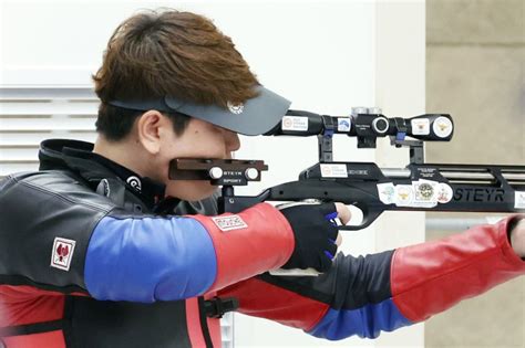 한국 남자사격 10m 러닝타깃 단체전서 금빛 총성북한은 은메달 항저우ag 파이낸셜뉴스