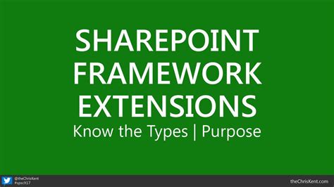 Understanding Sharepoint Framework Extensions Ppt Download