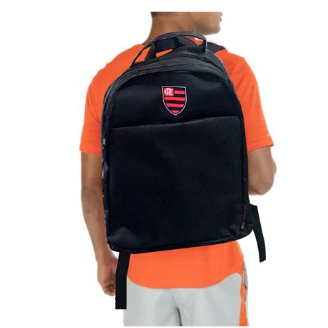 Bolsa Mochila FLAMENGO Bolsa Escolar Trabalho Viagem Mala Faculdade Fut