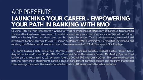 Acp Presents Launching Your Career Empowering Your Path In Banking