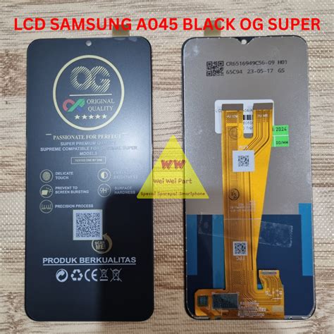 Jual Og Super Lcd Touchscreen Samsung A A A F Black