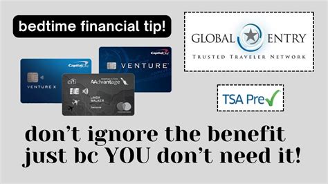 What To Do About Global Entry And TSA Precheck Credits YOU Dont Need