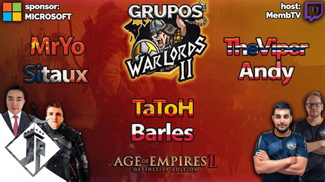 Warlords Mryo Vs Sitaux Viper Vs Andy Tatoh Vs Barles Grupos