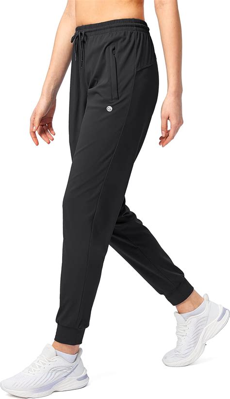 Amazon G Gradual Women S Joggers Pants With Zipper Pockets Tapered