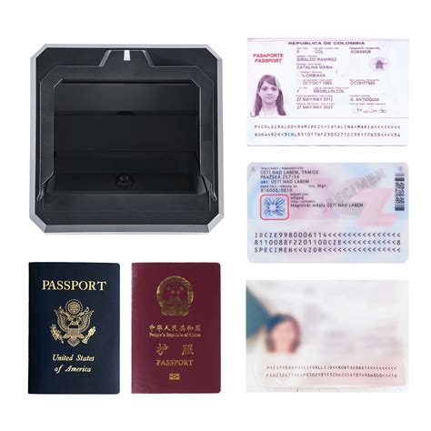 Full Page Mrz Auto Sensor Passport Reader Passport Readers And Id Card Scanners With Automatic