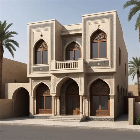 Architectural Design Of Traditional Baghdad House F