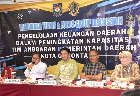 Tingkatkan Kapasitas Tapd Pemkot Gorontalo Gelar Bimtek Dan Fgd