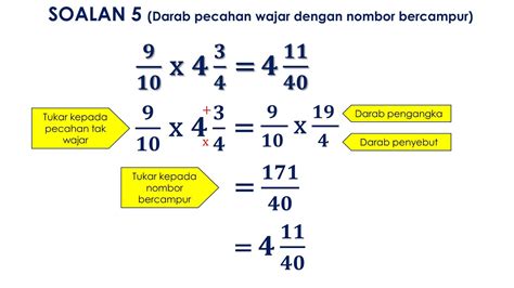 Matematik Tahun Darab Pecahan Didikbijak Riset