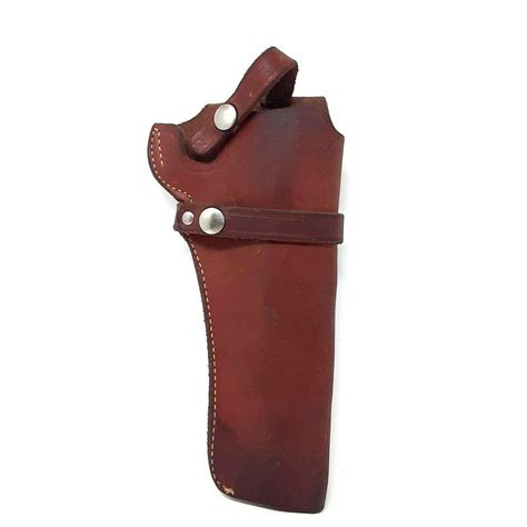 Vintage Brown Leather Smith And Wesson Brand Holster K And L Etsy