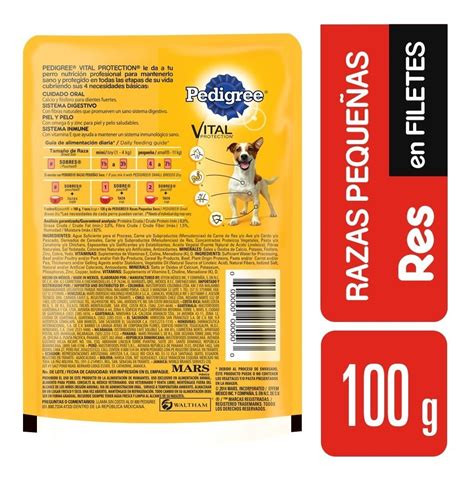 Caja Pedigree Razas Peque As Res Sobres Grs Mercadolibre