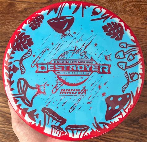 New Innova 2023 Calvin Heimburg Halo Destroyer Custom Disc Dye Distance