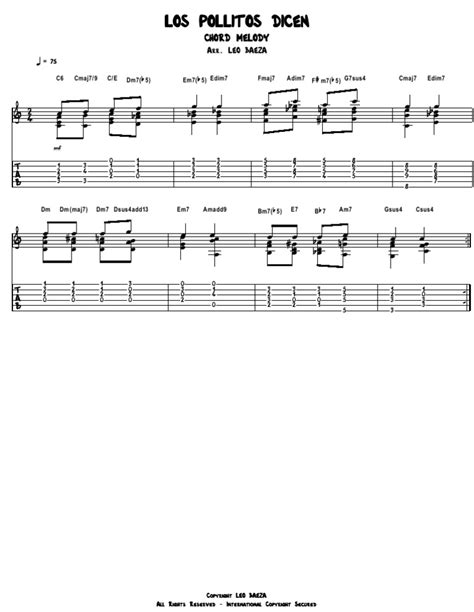 Pdf Los Pollitos Dicen Chord Melody Arr Leo Baeza Dokumen Tips