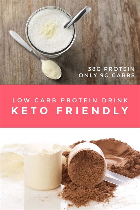 Making A Flavorful Protein Drink From Protein Powder Can Be Done Low Carb Protein Drink