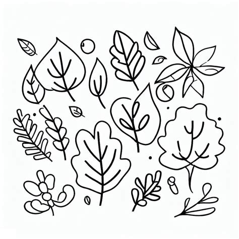 Types of Fall Leaves coloring page - Download, Print or Color Online ...