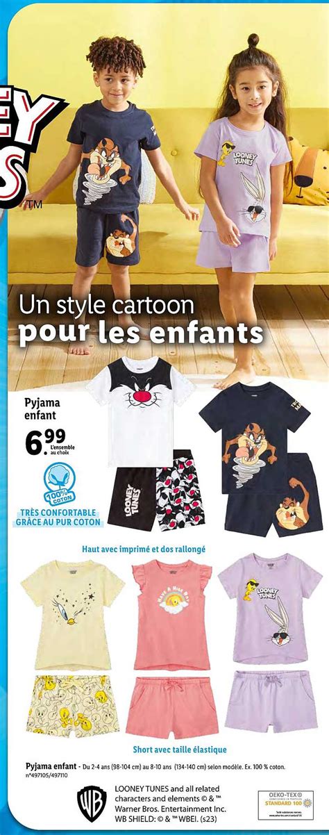 Promo Pyjama Enfant Chez Lidl Icatalogue Fr