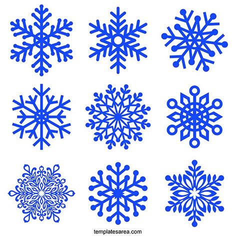 Free Snowflake Svg Cutting Patterns For Winter And Holiday Crafts Templatesarea