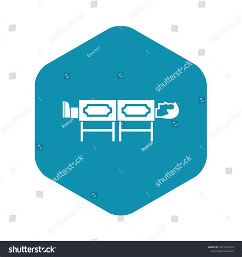 Magician Sawing Box Icon In Simple Style On A Royalty Free Stock