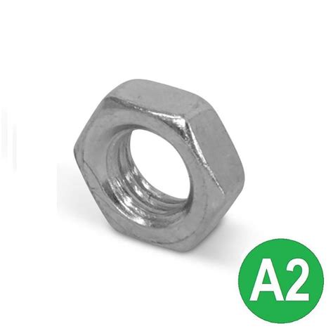 M6 A2 Half Lock Nut DIN 439B