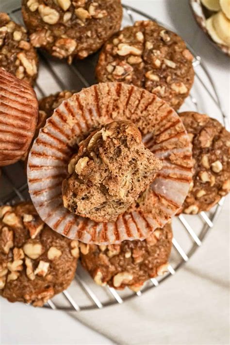 Banana Nut Protein Muffins The Perfect Pear