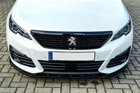 For Peugeot 308 Gti 2017 Front Bumper Lip Cup Skirt Lower Spoiler Chin Splitter Ebay