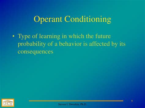 Ppt Basic Principles Of Operant Conditioning Powerpoint Presentation