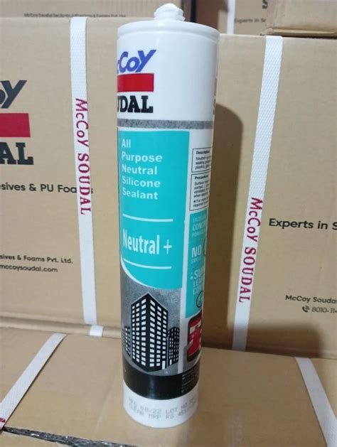 Adhesive Sealant Black Weather Proof Mccoy Soudal Silirub