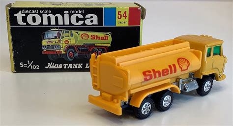 Tomy Tomica Black Box Made In Japan Hino Tanker Truck Bright SHELL