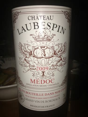 Les Celliers de Haute Croix Château Laubespin Médoc Vivino Australia