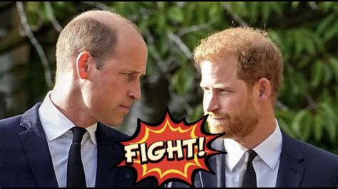 La Pelea De William Y Harry Youtube