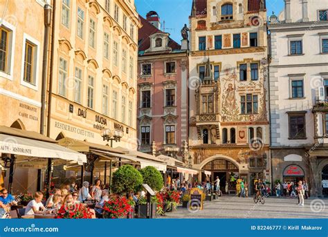 Prague Czech Republic September 07 2016 Cafe And Restaurant