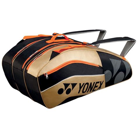 Yonex Tournament Active 9 Racket Bag Blackgold Bag8529ex