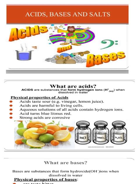 Acid Bases And Salt Ppt For Reference Pdf