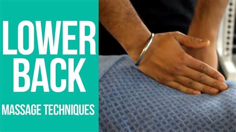 Video Lower Back Massage Techniques With Harbir Singh Part 2