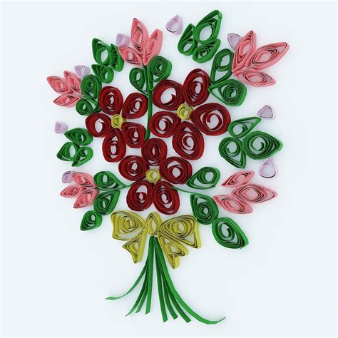 Quilling Flowers 01 3D Model $19 - .max .unknown .obj .fbx - Free3D