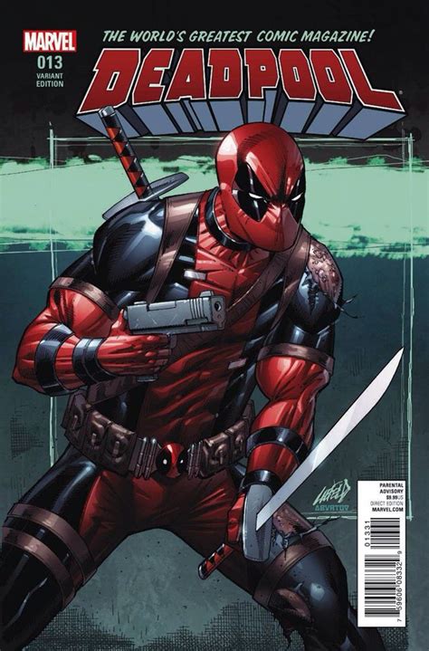 Deadpool Vol 4 13 Variant Cover Art By Rob Liefeld And Jesus Aburtov Deadpool Comic Marvel