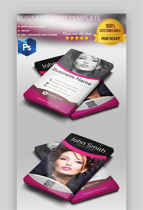 Best Fashion Business Card Templates With Creative Designs 2022