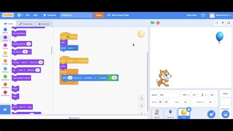 Scratch Tutorial 7 Hit The Balloon Game YouTube