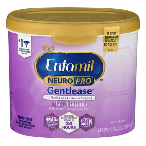 Save On Enfamil Neuropro Gentlease Infant Formula With Iron Milk Based