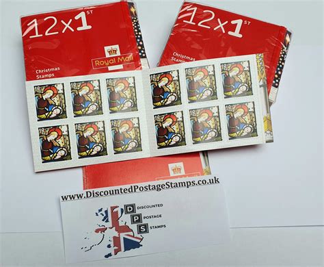 12 X 1st Class Christmas Stamps Self Adhesive 16 Discount 798p