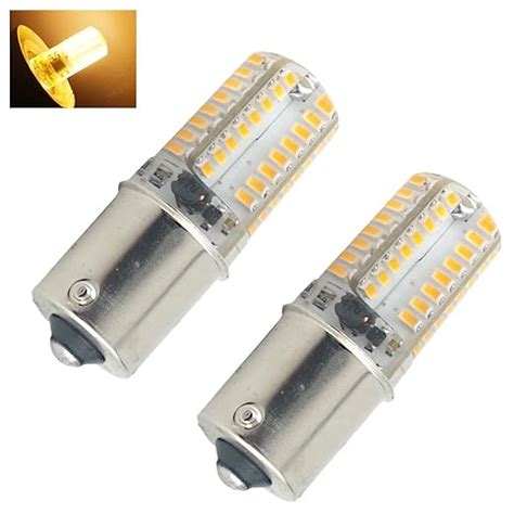 Bonlux Led Ba15s Bulb Dc 12v 1156 Led Light 3w Warm White 30000k Smd Single Contact Bayonet Sbc