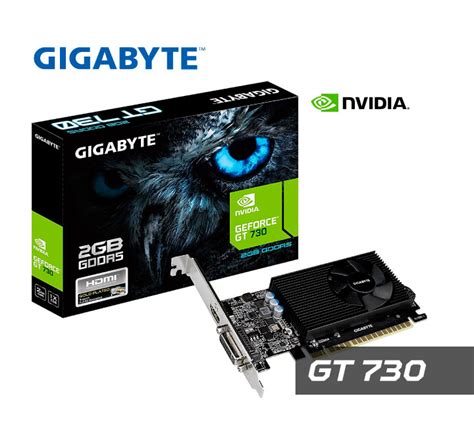 Nvidia Geforce Gigabyte Gt 730 2gb 64 Bit Gddr5 Gv N730d5 2gl Tarjeta