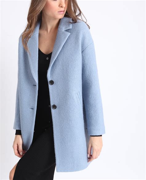 Manteau Droit En Laine Pimkie