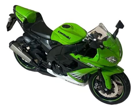 Kawasaki Ninja Zx R Moto Deportiva Escala Largo Cm