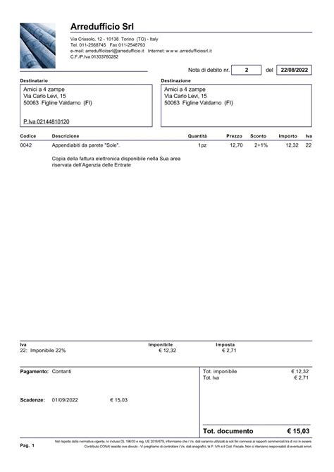 Nota Di Debito Cos Quando Si Emette E Come Si Fa