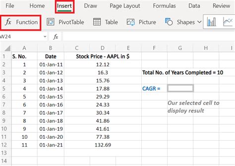 Cagr In Excel How To Calculate Cagr In Excel Quickexcel