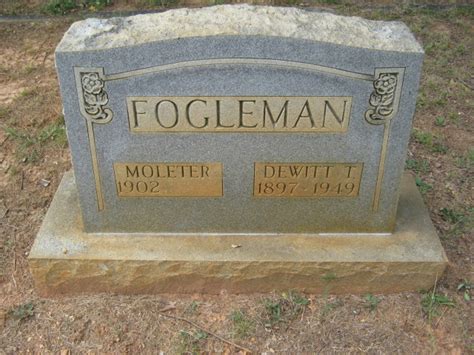 Dewitt Talmadge Fogleman Find A Grave Memorial