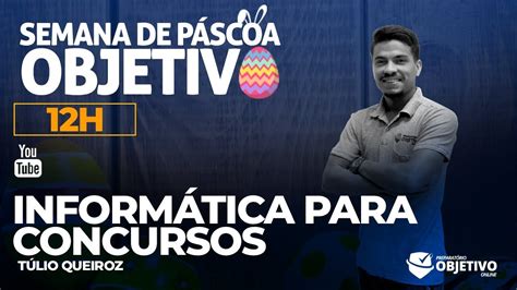 Informática para Concursos AO VIVO Prof Túlio Queiroz YouTube